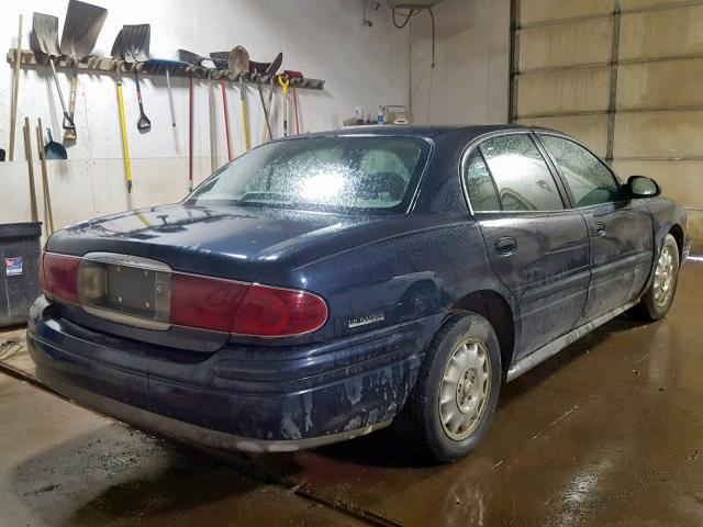 1G4HR54K6YU230319 - 2000 BUICK LESABRE LI BLUE photo 4