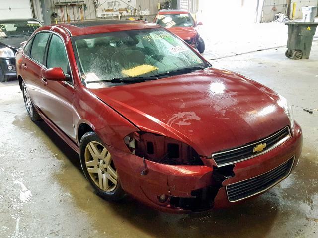 2G1WC57M391116617 - 2009 CHEVROLET IMPALA 2LT MAROON photo 1