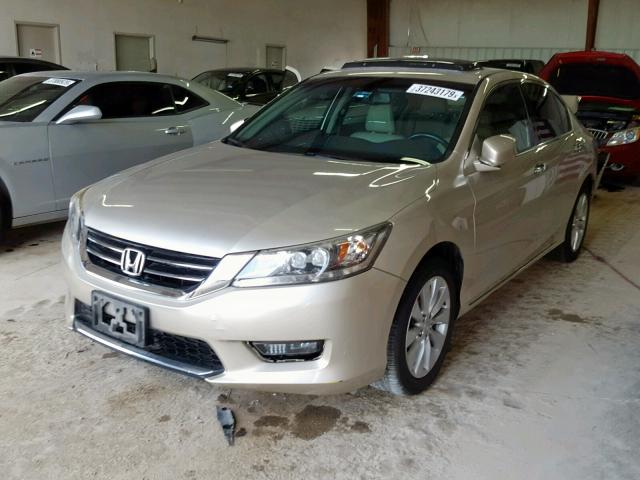 1HGCR3688EA900519 - 2014 HONDA ACCORD GOLD photo 2