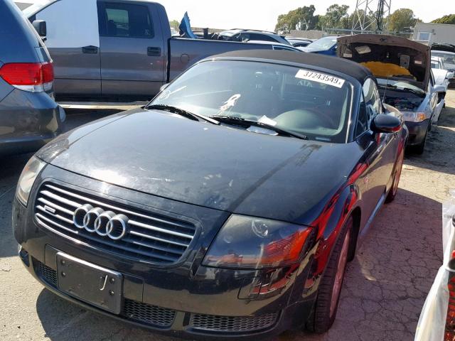 TRUUT28N321015406 - 2002 AUDI TT QUATTRO BLACK photo 2