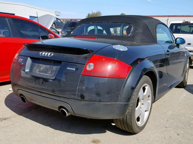 TRUUT28N321015406 - 2002 AUDI TT QUATTRO BLACK photo 4