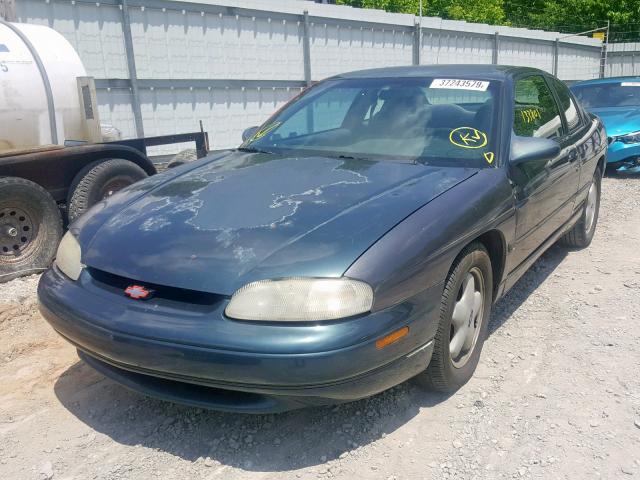 2G1WX12X5S9352594 - 1995 CHEVROLET MONTE CARL GREEN photo 2