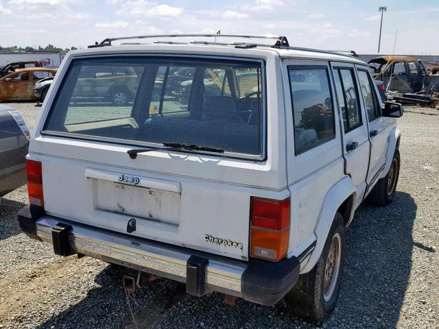 1J4FT38L2KL443473 - 1989 JEEP CHEROKEE P WHITE photo 4