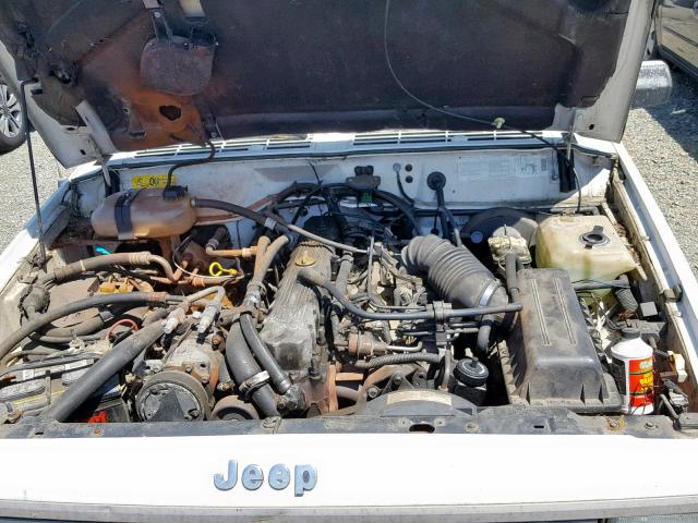 1J4FT38L2KL443473 - 1989 JEEP CHEROKEE P WHITE photo 7