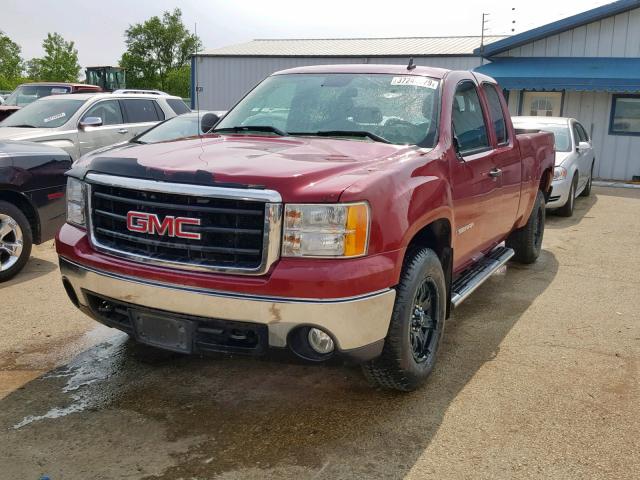 2GTEK19JX71660837 - 2007 GMC NEW SIERRA MAROON photo 2