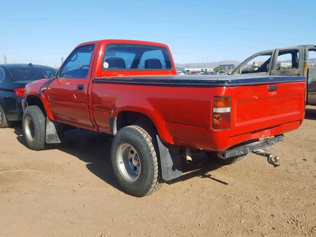 JT4RN01P5P7061771 - 1993 TOYOTA PICKUP 1/2 RED photo 3