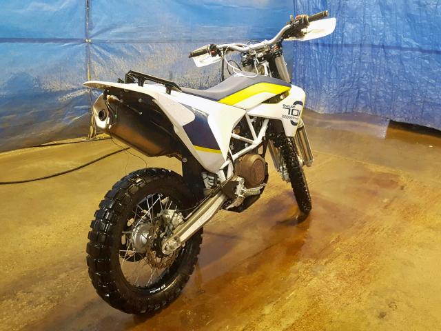 VBKUEV405JM713849 - 2018 HUSQVARNA 701 ENDURO  WHITE photo 4