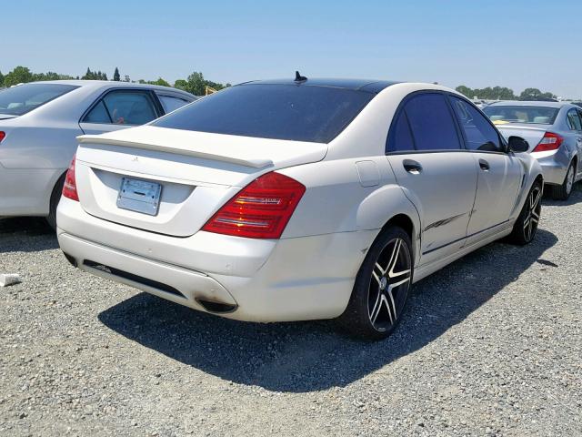 WDDNG79X67A117330 - 2007 MERCEDES-BENZ S 65 AMG WHITE photo 4