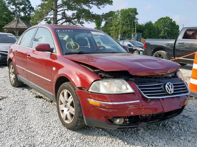 WVWTH63B13P348441 - 2003 VOLKSWAGEN PASSAT GLX 栗色 照片 1