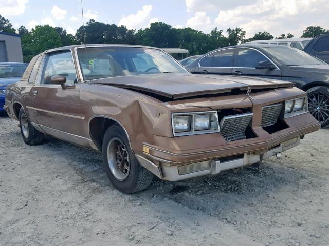 1G3GR47A2FH313989 - 1985 OLDSMOBILE CUTLASS SU BROWN photo 1