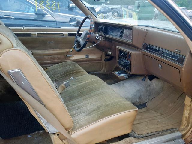 1G3GR47A2FH313989 - 1985 OLDSMOBILE CUTLASS SU BROWN photo 5