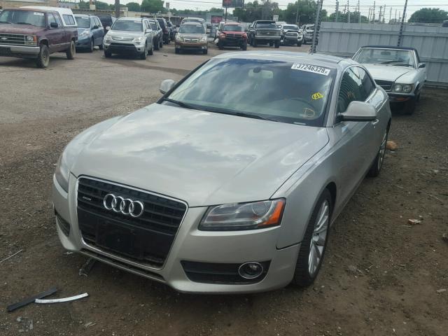 WAUDK78T98A035030 - 2008 AUDI A5 QUATTRO SILVER photo 2