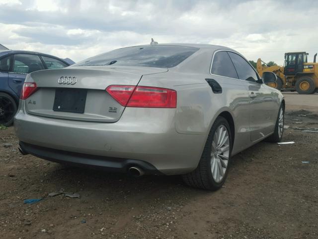 WAUDK78T98A035030 - 2008 AUDI A5 QUATTRO SILVER photo 4