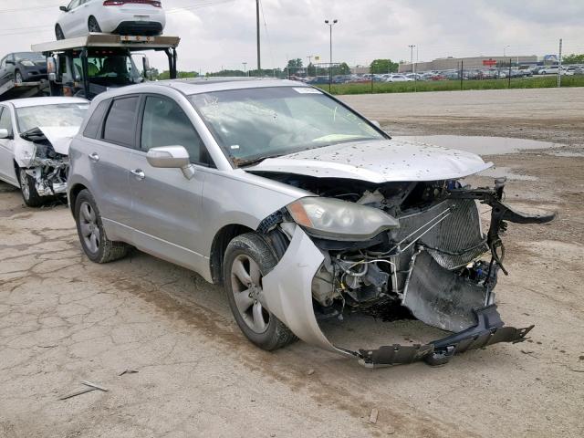 5J8TB18527A016218 - 2007 ACURA RDX TECHNO SILVER photo 1