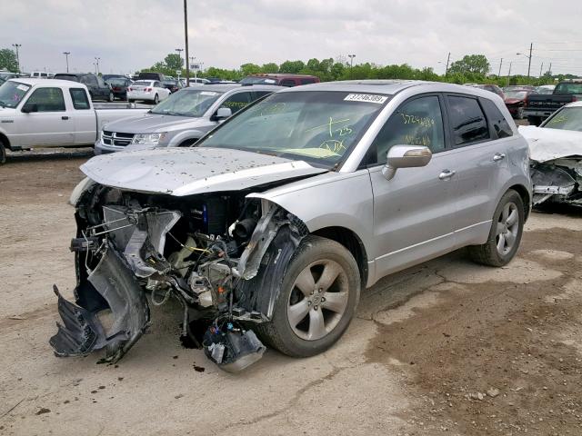 5J8TB18527A016218 - 2007 ACURA RDX TECHNO SILVER photo 2