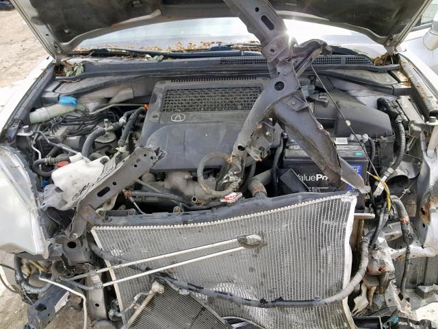 5J8TB18527A016218 - 2007 ACURA RDX TECHNO SILVER photo 7