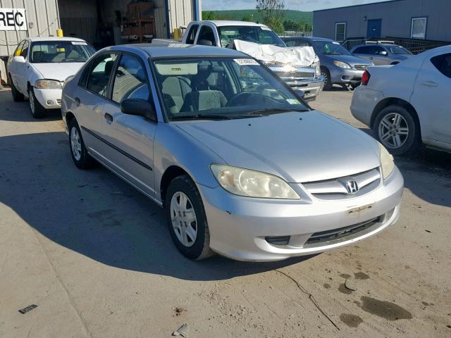 2HGES16335H540938 - 2005 HONDA CIVIC DX V SILVER photo 1