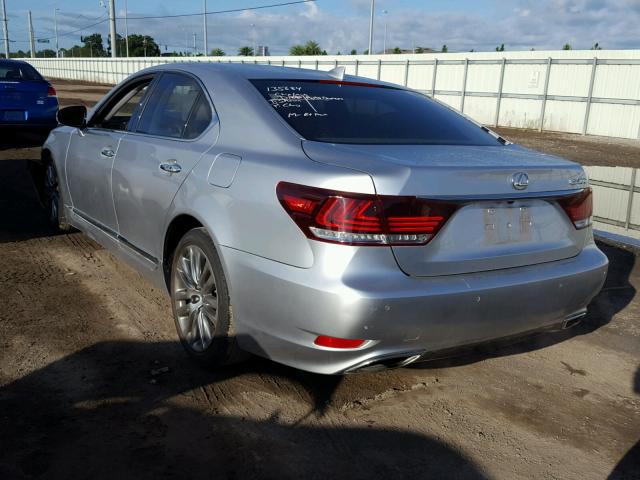 JTHBL5EF8F5135330 - 2015 LEXUS LS 460 SILVER photo 3