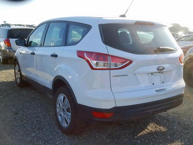 1FMCU0F78EUC04241 - 2014 FORD ESCAPE S WHITE photo 3