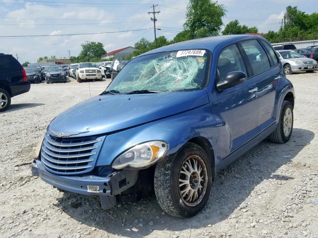 3A4FY58B86T297465 - 2006 CHRYSLER PT CRUISER BLUE photo 2