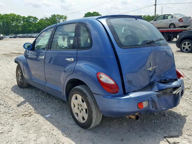 3A4FY58B86T297465 - 2006 CHRYSLER PT CRUISER BLUE photo 3