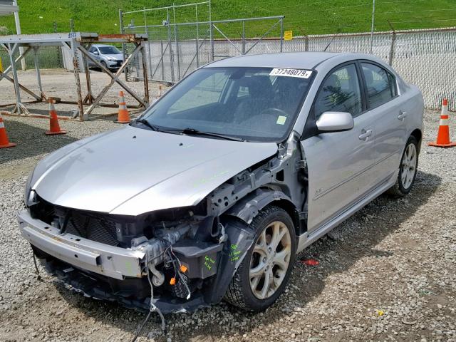 JM1BK323671756903 - 2007 MAZDA 3 S SILVER photo 2