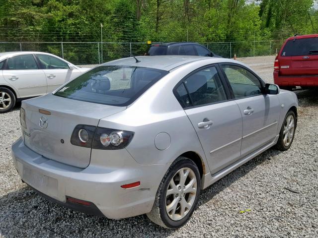 JM1BK323671756903 - 2007 MAZDA 3 S SILVER photo 4