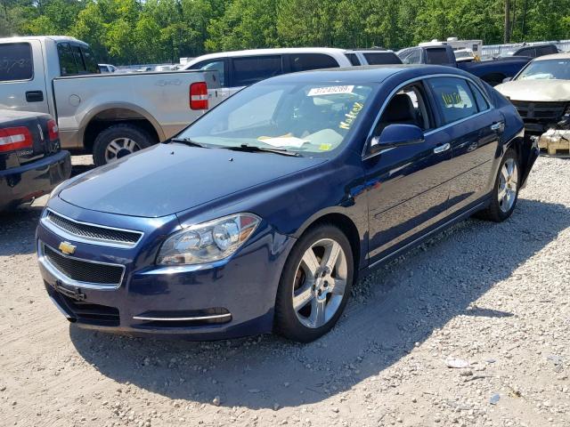 1G1ZC5E00CF266746 - 2012 CHEVROLET MALIBU 1LT 蓝色 照片 2