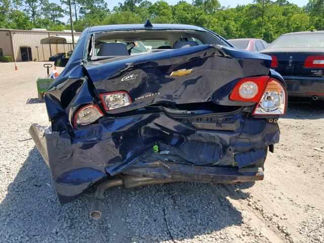 1G1ZC5E00CF266746 - 2012 CHEVROLET MALIBU 1LT 蓝色 照片 9