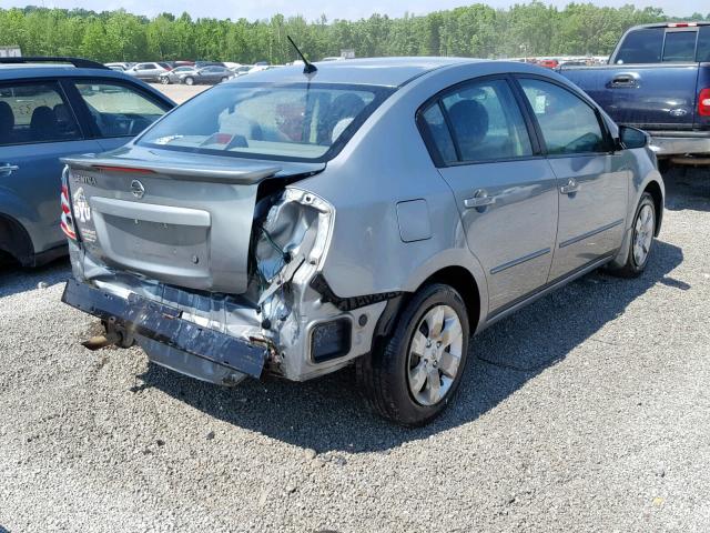 3N1AB61E99L663520 - 2009 NISSAN SENTRA 2.0 SILVER photo 4