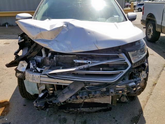 2FMPK3K98HBB75351 - 2017 FORD EDGE TITAN SILVER photo 9