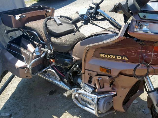 1HFSC142AGA223365 - 1986 HONDA GL1200 A BROWN photo 9