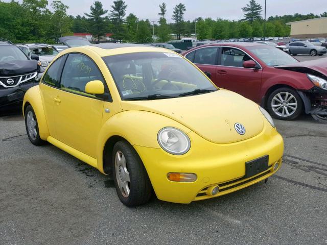 3VWCC21C0YM448348 - 2000 VOLKSWAGEN NEW BEETLE ყვითელი ფოტო 1