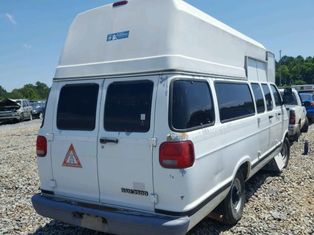 2B7LB31Z92K112416 - 2002 DODGE RAM VAN B3 WHITE photo 4