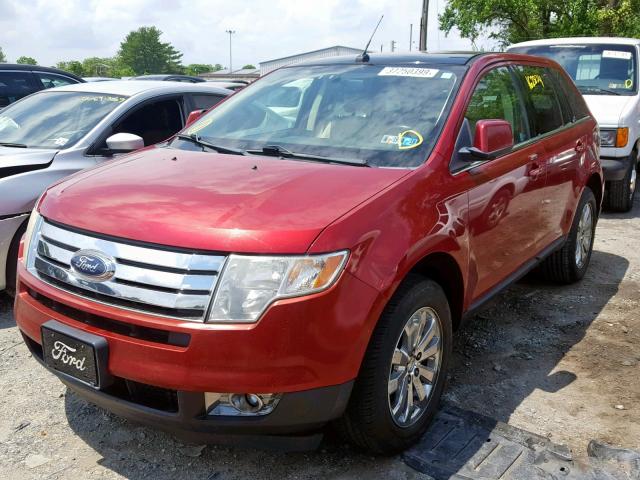 2FMDK39CX9BA96141 - 2009 FORD EDGE LIMIT RED photo 2