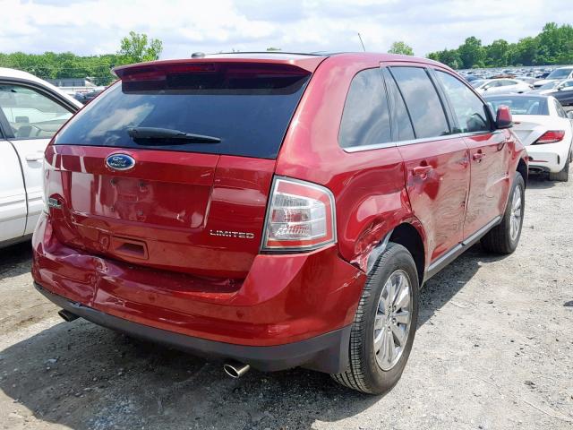 2FMDK39CX9BA96141 - 2009 FORD EDGE LIMIT RED photo 4