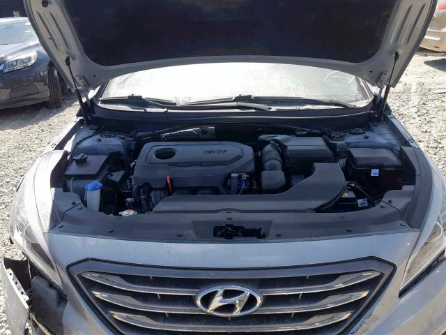 5NPE34AF9HH501815 - 2017 HYUNDAI SONATA SPO SILVER photo 7