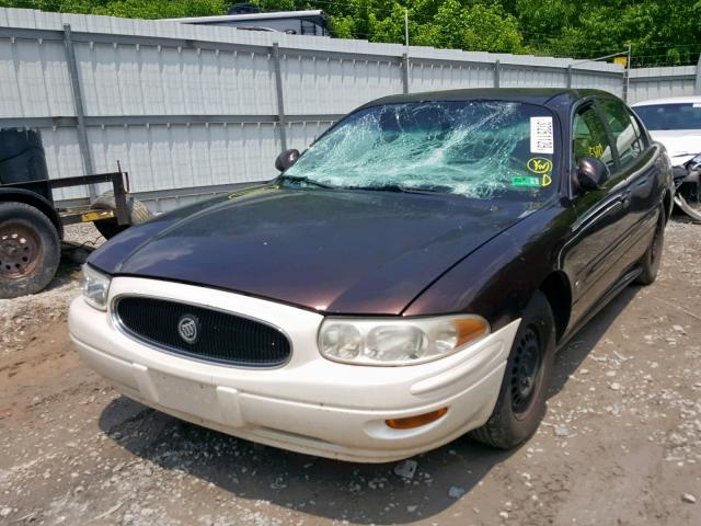 1G4HP54K11U162233 - 2001 BUICK LESABRE CU BROWN photo 2