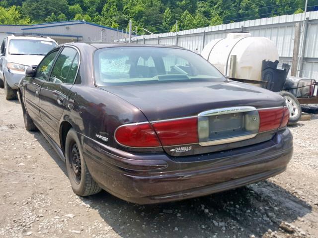 1G4HP54K11U162233 - 2001 BUICK LESABRE CU BROWN photo 3