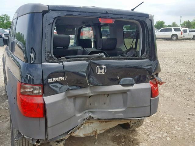 5J6YH28503L032953 - 2003 HONDA ELEMENT EX BLACK photo 9