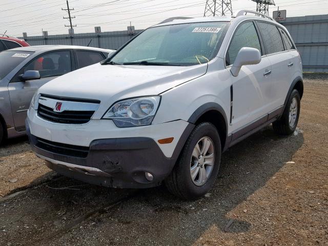 3GSCL33P78S664738 - 2008 SATURN VUE XE WHITE photo 2