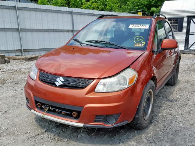 JS2YB413275103386 - 2007 SUZUKI SX4 ORANGE photo 2