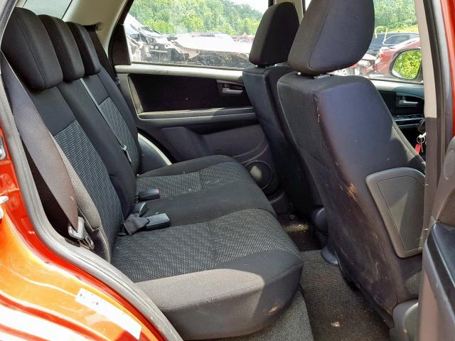 JS2YB413275103386 - 2007 SUZUKI SX4 ORANGE photo 6