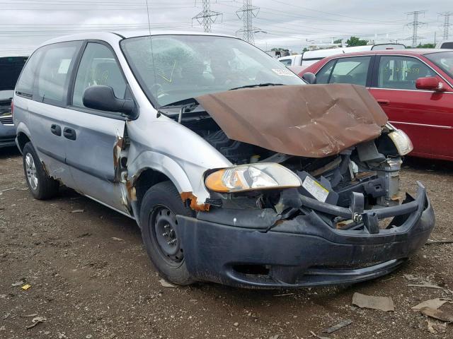 1D4GP25B65B435653 - 2005 DODGE CARAVAN SE SILVER photo 1