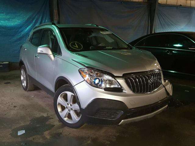 KL4CJASB1GB626874 - 2016 BUICK ENCORE SILVER photo 1