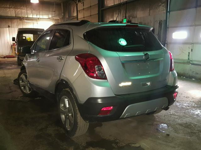 KL4CJASB1GB626874 - 2016 BUICK ENCORE SILVER photo 3