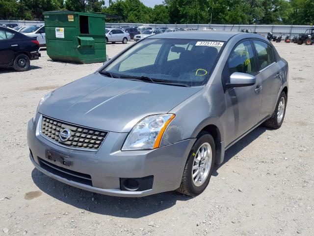 3N1AB61E27L650637 - 2007 NISSAN SENTRA 2.0 GRAY photo 2