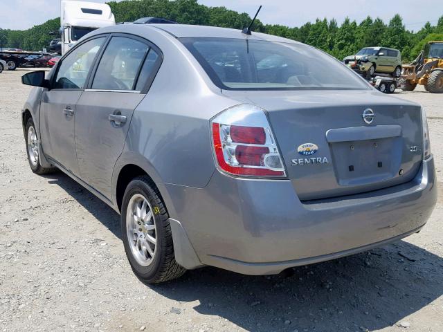 3N1AB61E27L650637 - 2007 NISSAN SENTRA 2.0 GRAY photo 3