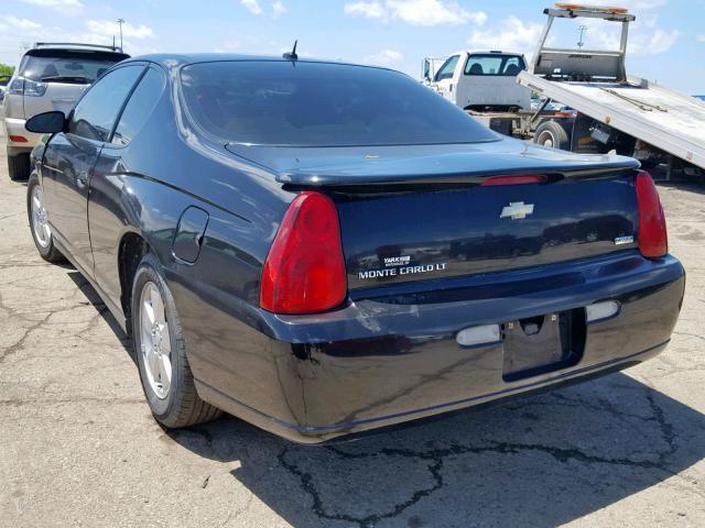 2G1WM16K769246693 - 2006 CHEVROLET MONTE CARL 黑色 照片 3