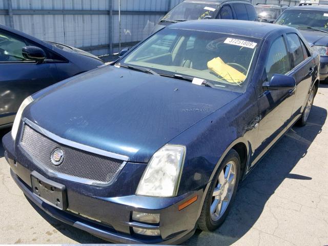 1G6DW677870159254 - 2007 CADILLAC STS BLUE photo 2